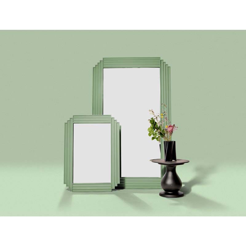 Specchio Cordiale Mirror malva verde M