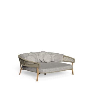 Talenti – Divano  Daybed Moon Teak mèlange grey