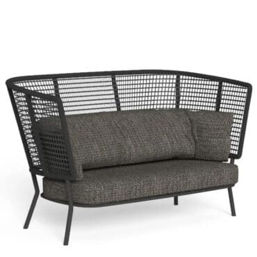 Talenti - Divano Love Seat Moon Alu dark grey