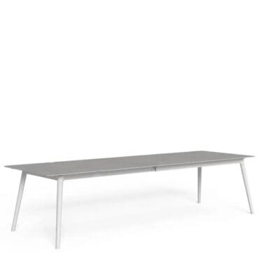 Talenti Tavolo da pranzo estendibile Moon Alu 240x100 white longho design palermo