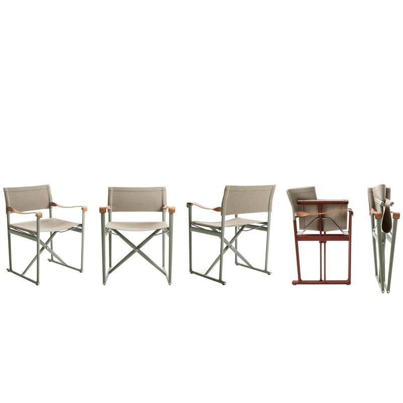 BeB Italia Sedia con braccioli naturali outdoor Mirto 1 Longho Design Palermo