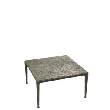 BeB Italia Tavolino quadrato Mirto Outdoor top pietra lavica salvia 82x82 Longho Design Palermo