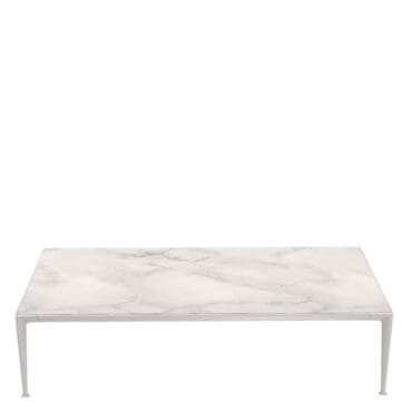 BeB Italia Tavolino rettangolare Mirto Outdoor 180x90 top gres bianco Longho Design Palermo