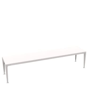 BeB Italia Tavolino rettangolare Mirto Outdoor bianco 250x45 Longho Design Palermo