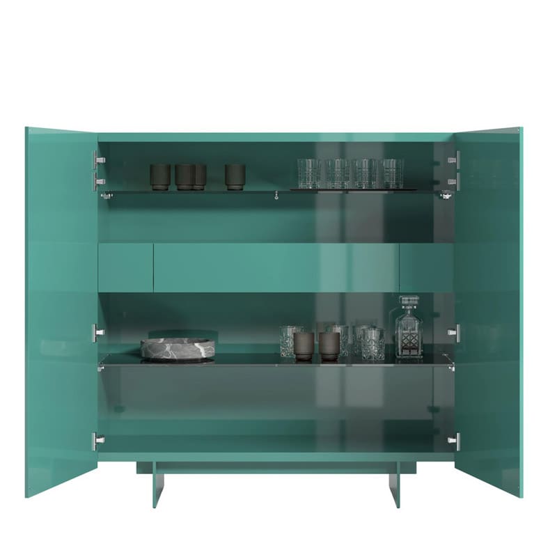 Cappellini Contenitore UNI ripiani cristallo 2 longho design palermo