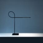Davide Groppi Lampada da tavolo Ribbon nero Longho Design Palermo
