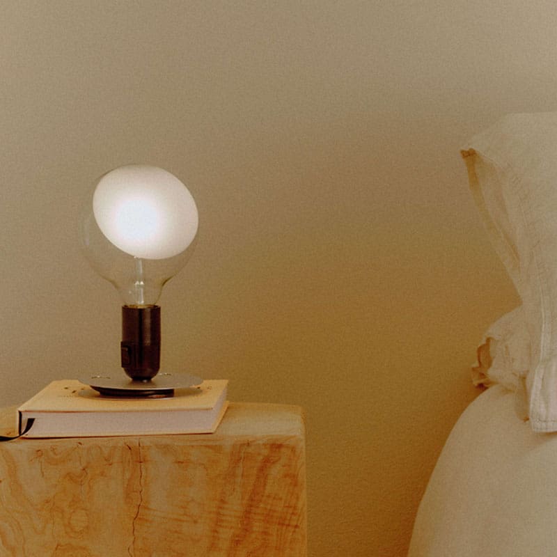 Flos Lampada da tavolo Lampadina nero 1 Longho Design Palermo