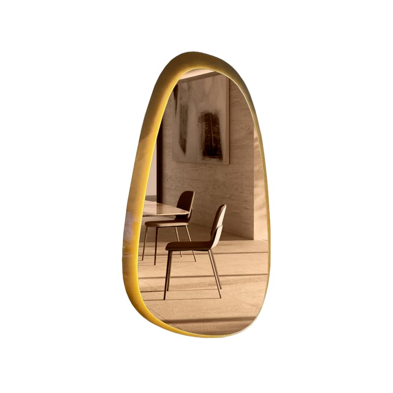 Specchio Da Parete Stampato Las Vegas Roulette - 20x30 Cm, Cornice In Plastica Effetto Legno Nero, MirrorOutlet - 4