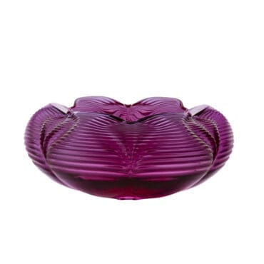 Lalique Ciotola Fontana Zaha Hadid e Lalique cristallo fucsia longho design palermo