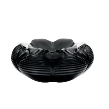 Lalique - Ciotola Fontana Zaha Hadid e Lalique cristallo nero