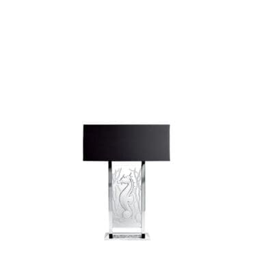 Lalique Lampada da tavolo Posèidon cristallo longho design palermo