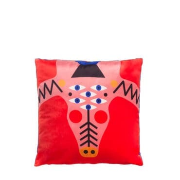 Qeeboo - Cuscino Oggian Crocopink