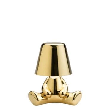 Qeeboo - Lampada Joe Golden Brothers oro LED