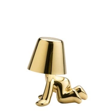 Qeeboo - Lampada Ron Golden Brothers oro LED