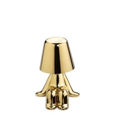 Qeeboo - Lampada Sam Golden Brothers oro LED