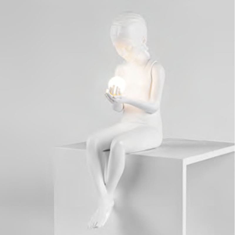 Seletti Lampada da tavolo Inner Glow Mini Girl 1 Longho Design Palermo