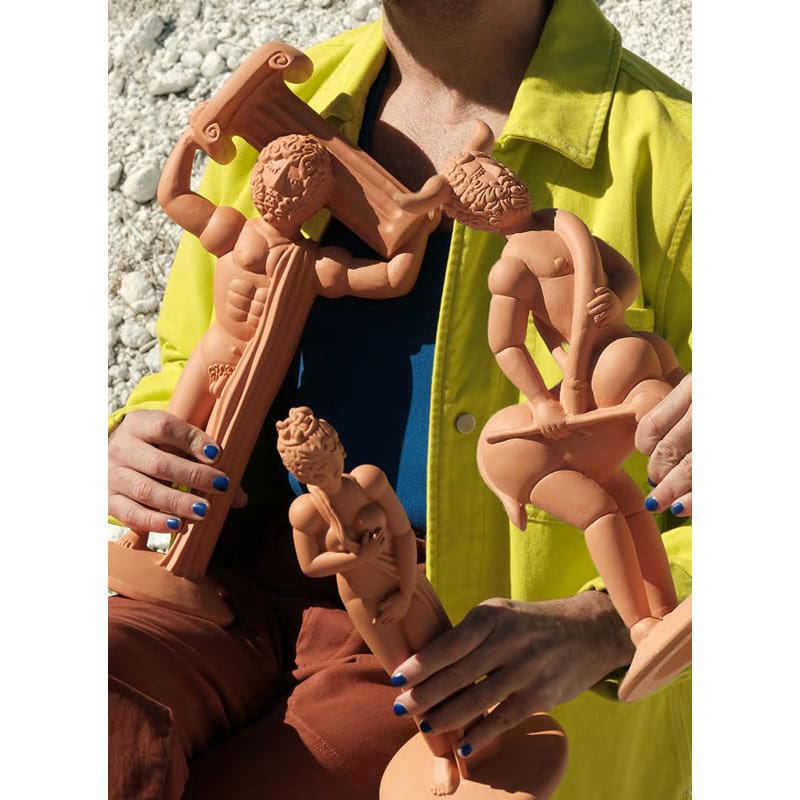 Seletti Scultura Centauro Ercole e Venere Magna Graecia terraccotta Longho Design Palermo