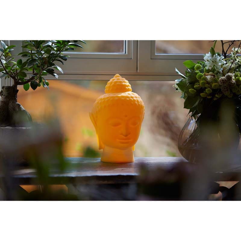 Slide - Lampada da tavolo Buddha arancione