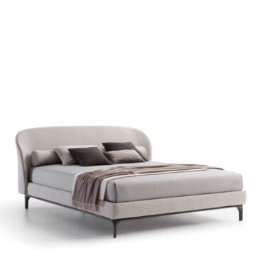 Twils Letto matrimoniale Carnaby 193x203 giroletto H15 con rete longho design palermo
