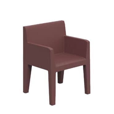 Vondom - Poltrona Jut polietilene purjai rosso
