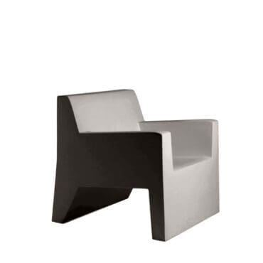 Vondom - Poltrona Lounge Jut polietilene tortora