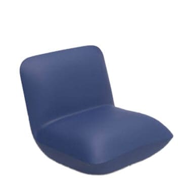 Vondom - Sedia Lounge Pillow polietilene notte blu