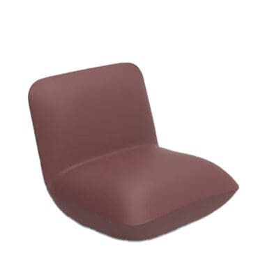 Vondom - Sedia Lounge Pillow polietilene purjai rosso