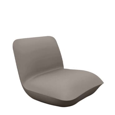 Vondom - Sedia Lounge Pillow polietilene tortora