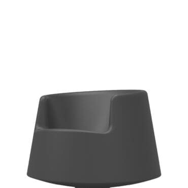 Vondom - Sedia a dondolo Roulette polietilene antracite