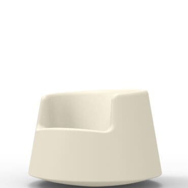 Vondom - Sedia a dondolo Roulette polietilene ecrù