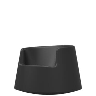 Vondom - Sedia a dondolo Roulette polietilene nero