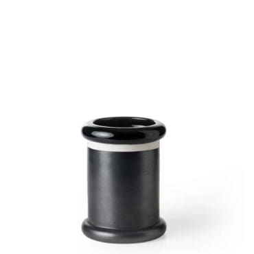 Bitossi Ceramiche - Vaso nero lucido