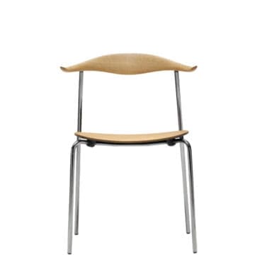 Carl Hansen & Søn - Sedia CH88T rovere olio acciaio inossidabile