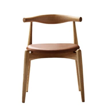 Carl Hansen & Søn - Sedia CH20 Elbow rovere olio pelle Sif 95