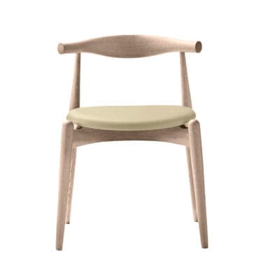 Carl Hansen & Søn - Sedia CH20 Elbow rovere sapone pelle Thor 300