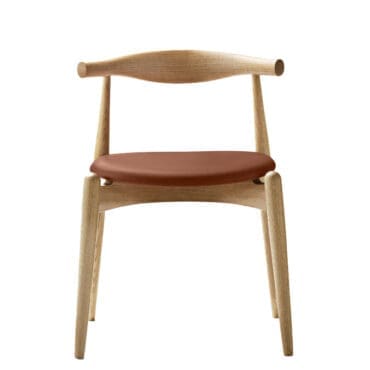 Carl Hansen & Søn - Sedia CH20 Elbow rovere olio pelle Thor 307