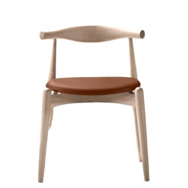 Carl Hansen & Søn - Sedia CH20 Elbow rovere sapone pelle Thor 307