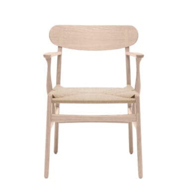 Carl Hansen & Søn - Sedia CH26 rovere sapone corda naturale