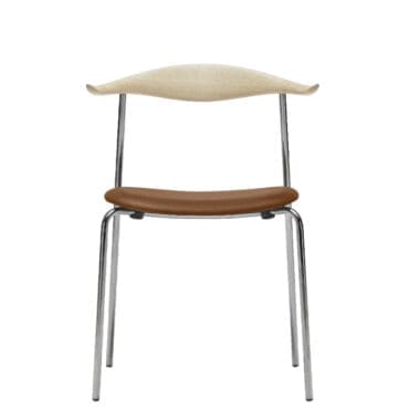 Carl Hansen & Søn - Sedia CH88P rovere sapone acciaio inox pelle Thor 307