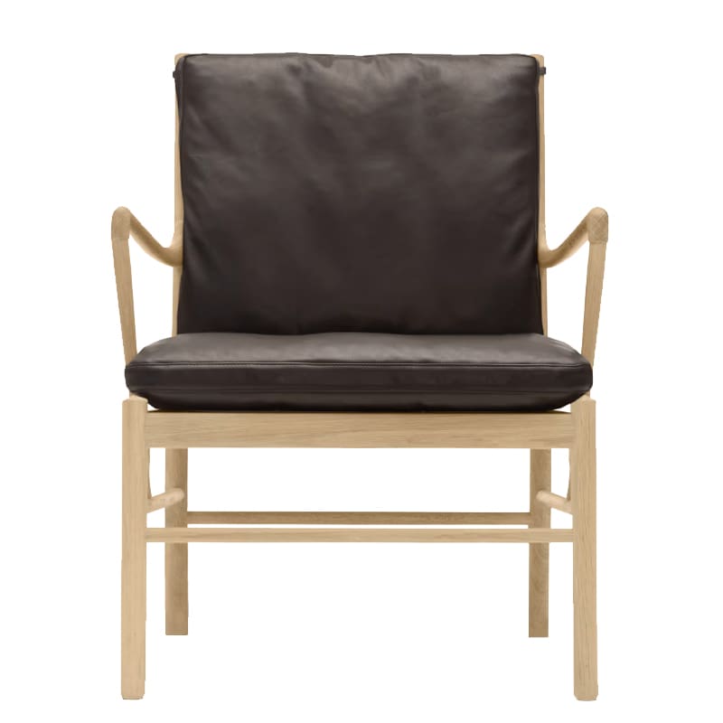 Carl Hansen & Søn Sedia OW149 Colonial rovere olio pelle Thor 306 longho design palermo