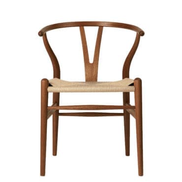 Carl Hansen & Søn Sedia Wishbone CH24 noce oil corda naturale longho design palermo