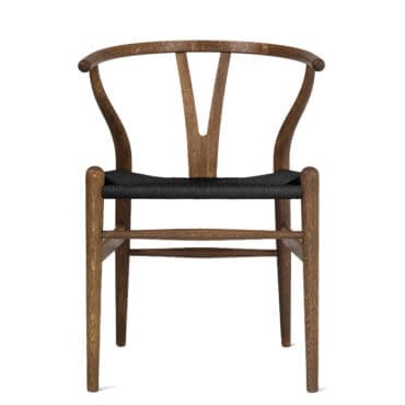 Carl Hansen & Søn Sedia Wishbone CH24 rovere oil affumicato corda nera longho design palermo