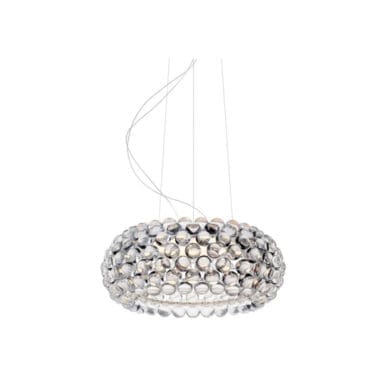 Foscarini - Lampada a sospensione Caboche Plus media LED trasparente dimmerabile