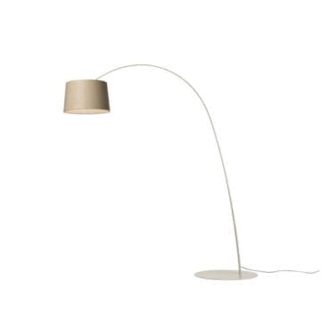 Foscarini - Lampada da terra Twiggy Wood Led greige/oak