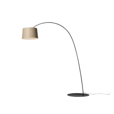 Foscarini - Lampada da terra Twiggy Wood My Light nero/oak