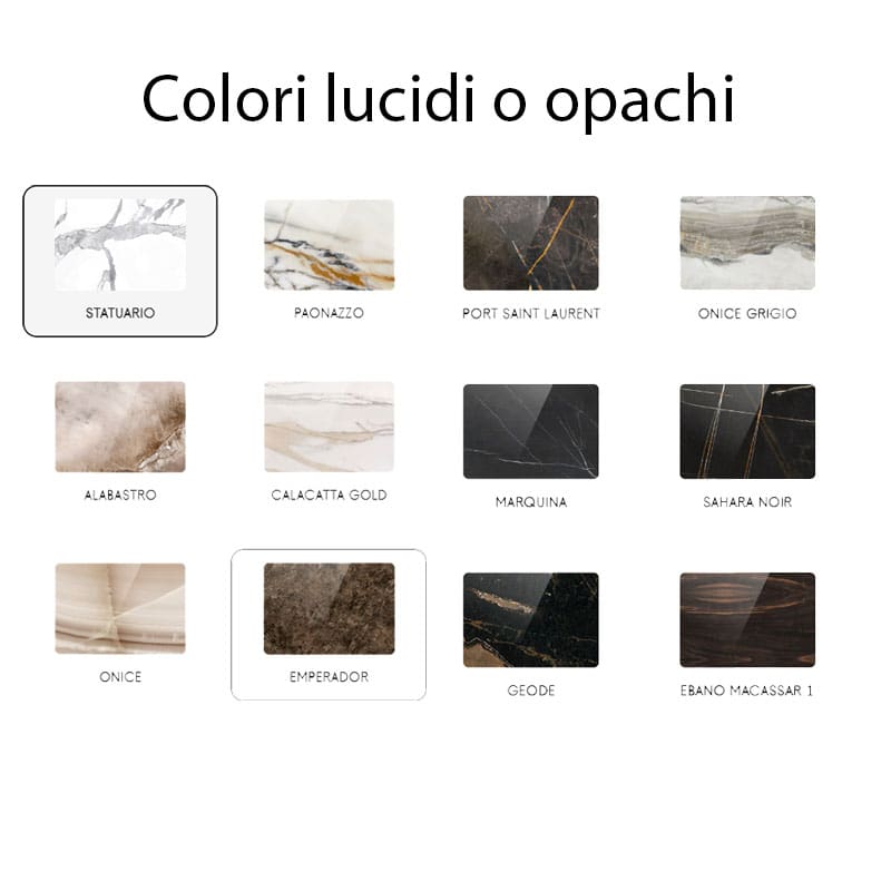 Lago Finitura lucida opaca Tavolo Stratum 1 Longho Design Palermo