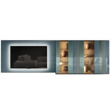 Lago Parete Attrezzata N.O.W. vetro lucido Longho Design Palermo