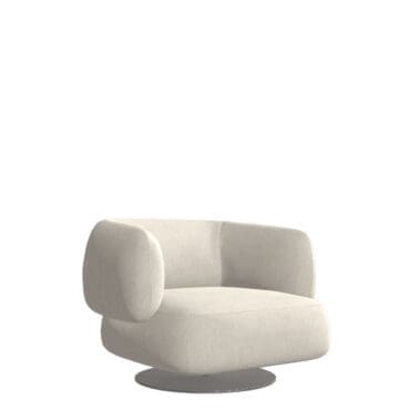 Lago - Poltrona Zeppelin rivestimento tessuto Club