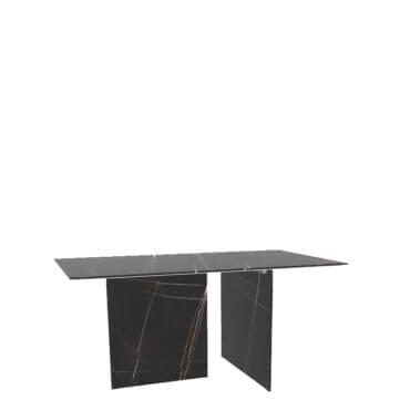 Lago Tavolo rettangolare Stratum 160x90 Sahara Noir Longho Design Palermo