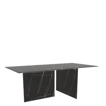 Lago Tavolo rettangolare Stratum 200x100 Sahara Noir Longho Design Palermo